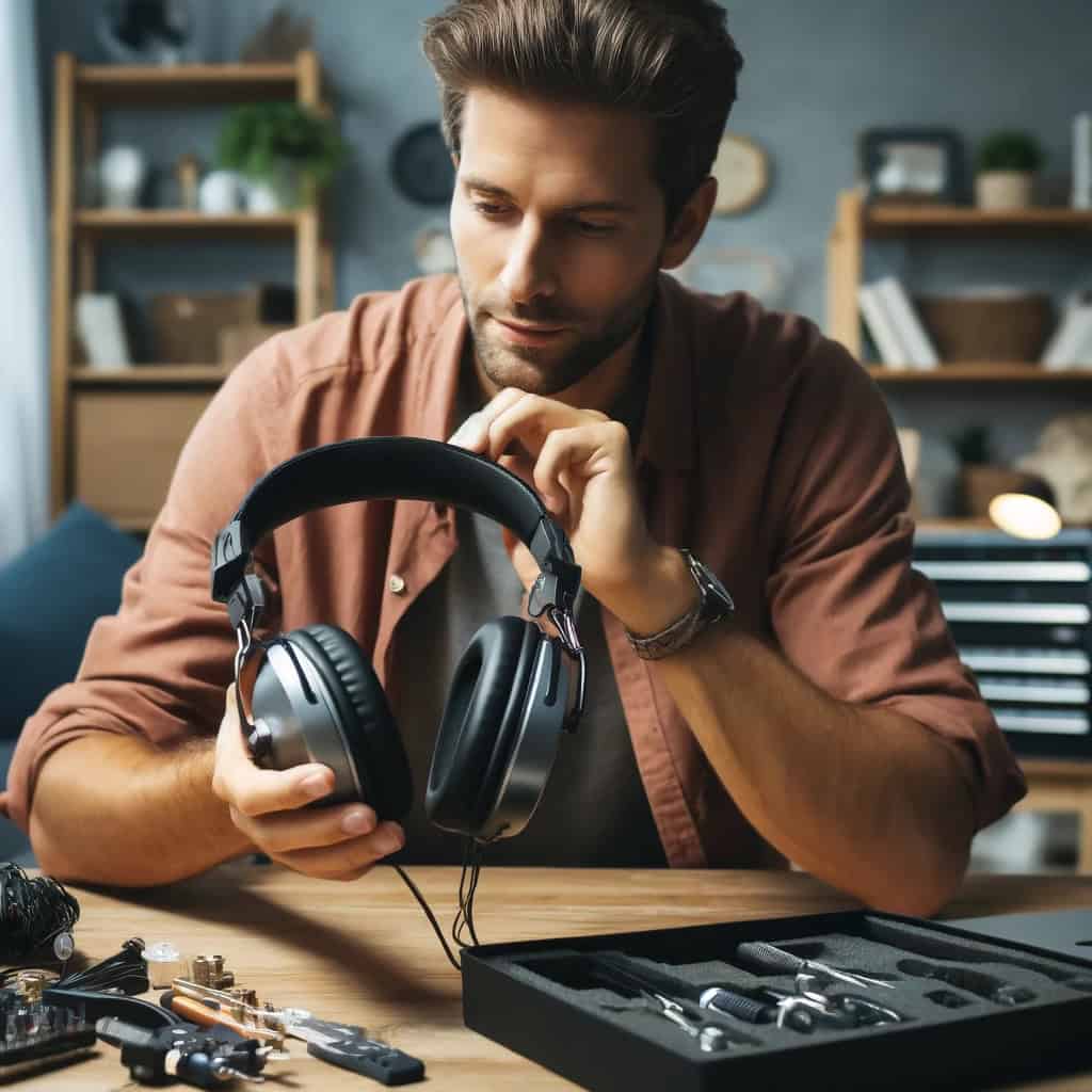 Budowa słuchawek nausznych