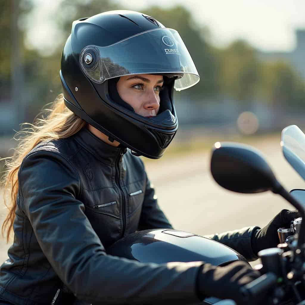 dobry interkom motocyklowy na kasku kobiety