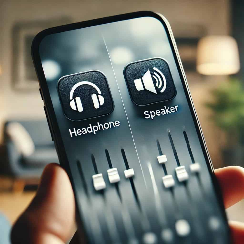 dlaczego ikona słuchawki pojawia się na ekranie telefonu - ekran telefonu z dwoma ikonami