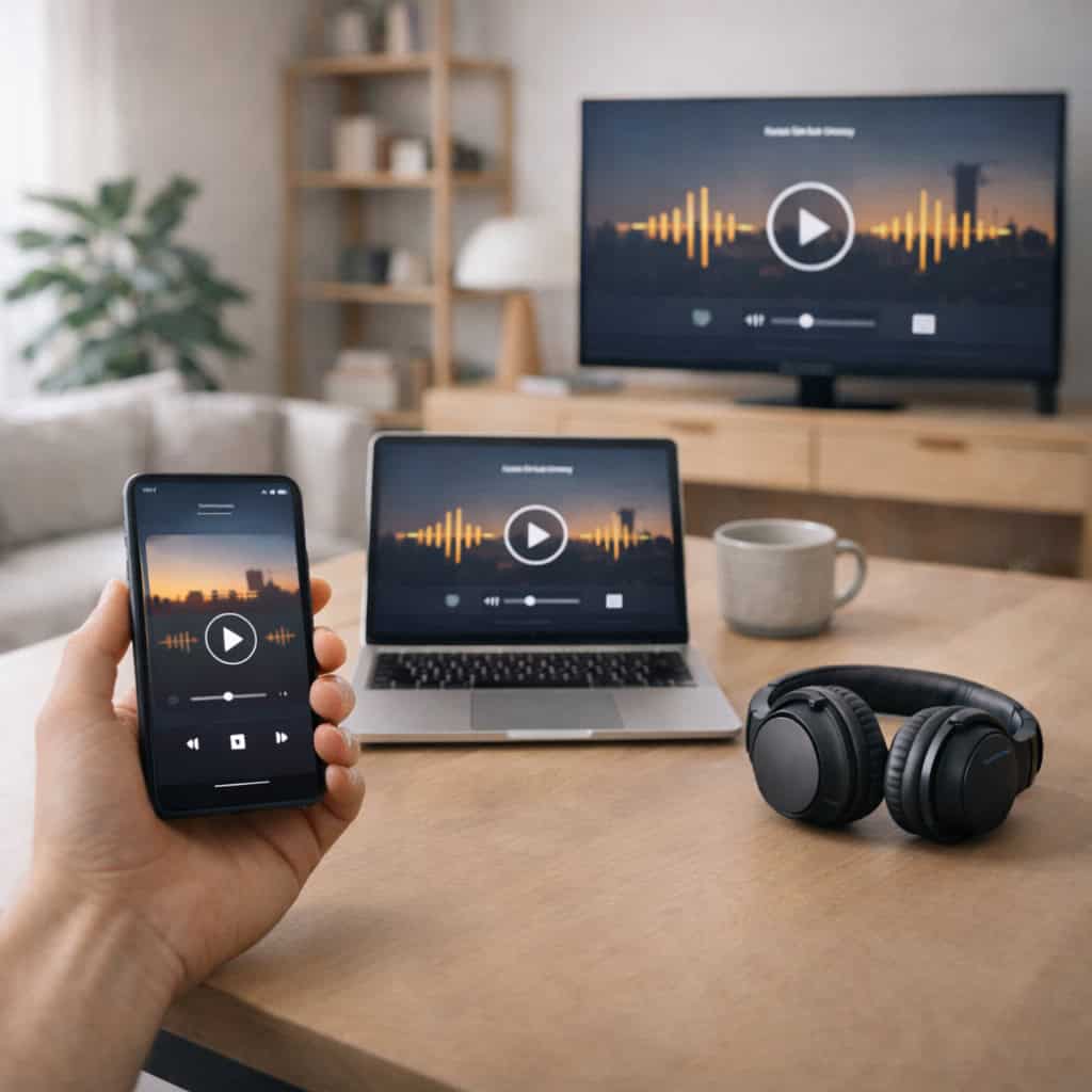 Radio internetowe odtwarzane na różnych urządzeniach w domu