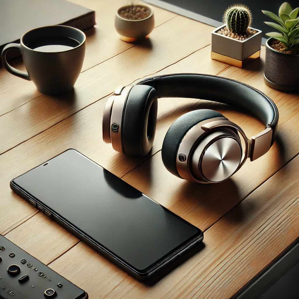 jak wyłączyć asystenta google - przykładowy model leży na stole obok smartphone