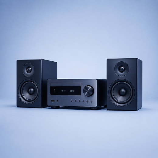 Domowy zestaw stereo z głośnikami