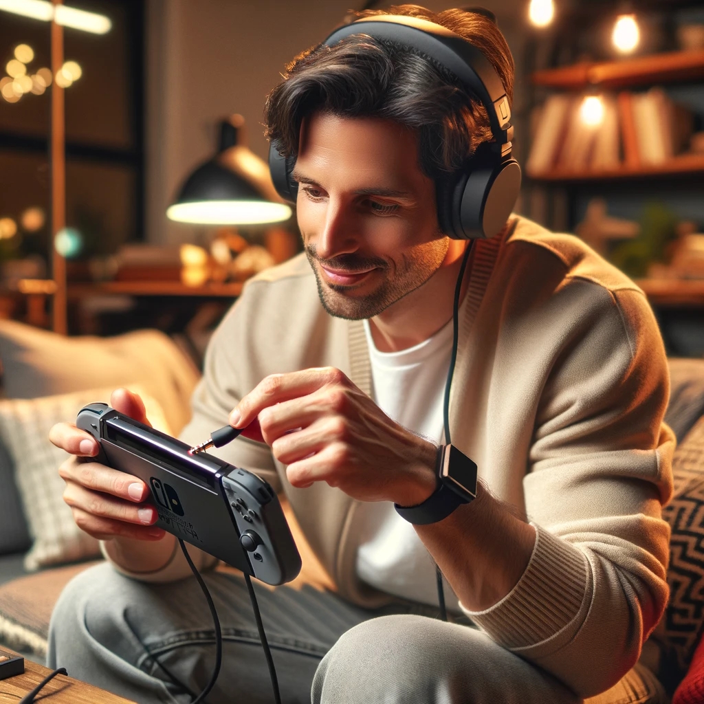 podłączanie słuchawek przewodowych do nintendo switch 