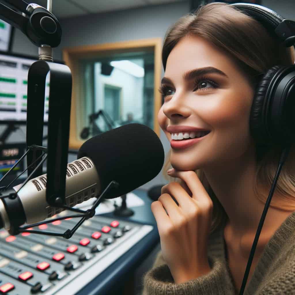 słuchawki nauszne dj w radio